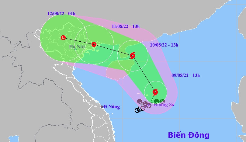 Storm MULAN heads toward northern Vietnam